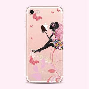 Case For iphone 6 6s 7 Silicon Coque