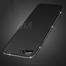 Luxury Rhinestone Silicone Case  iPhone X 6s 7 8 Case